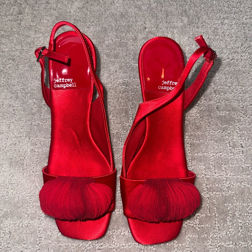 Jeffery Campbell Size 10 Red